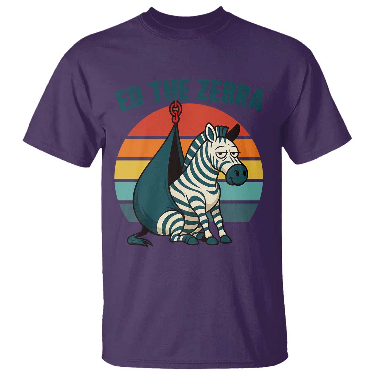retro-ed-the-zebra-meme-t-shirt-funny-viral-escape-animal-helicopter-rescue