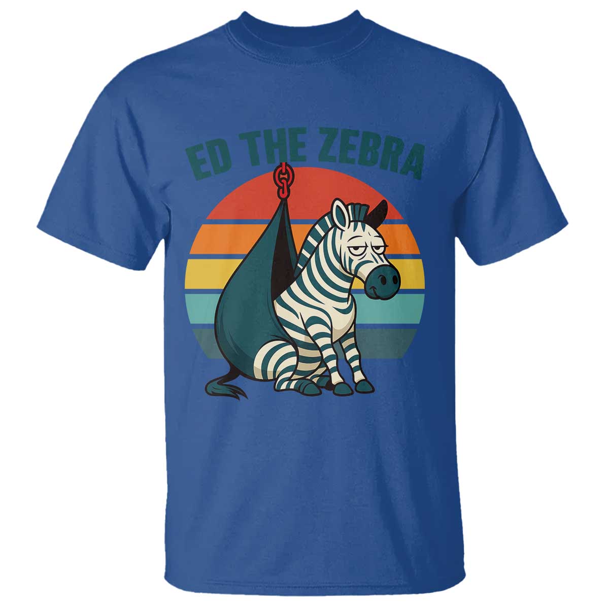 retro-ed-the-zebra-meme-t-shirt-funny-viral-escape-animal-helicopter-rescue