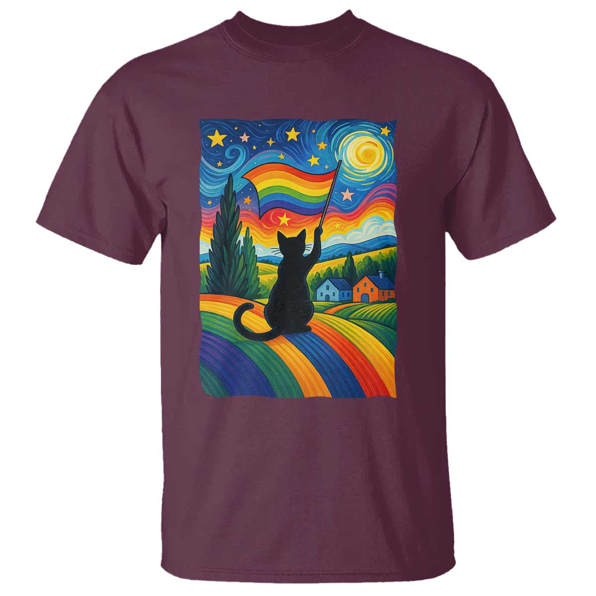 whimsical-black-cat-pride-flag-t-shirt-colorful-lgbtq-rainbow