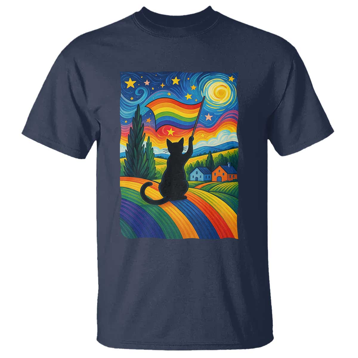 whimsical-black-cat-pride-flag-t-shirt-colorful-lgbtq-rainbow