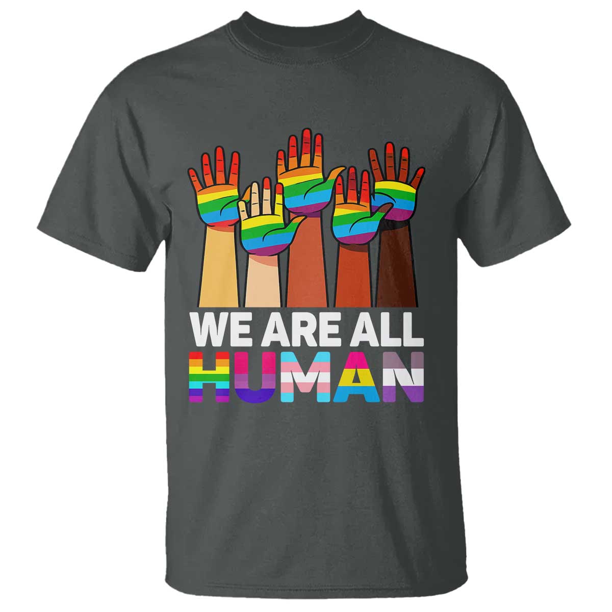 we-are-all-human-rainbow-hands-t-shirt-lgbtq-unity-equality-pride-month