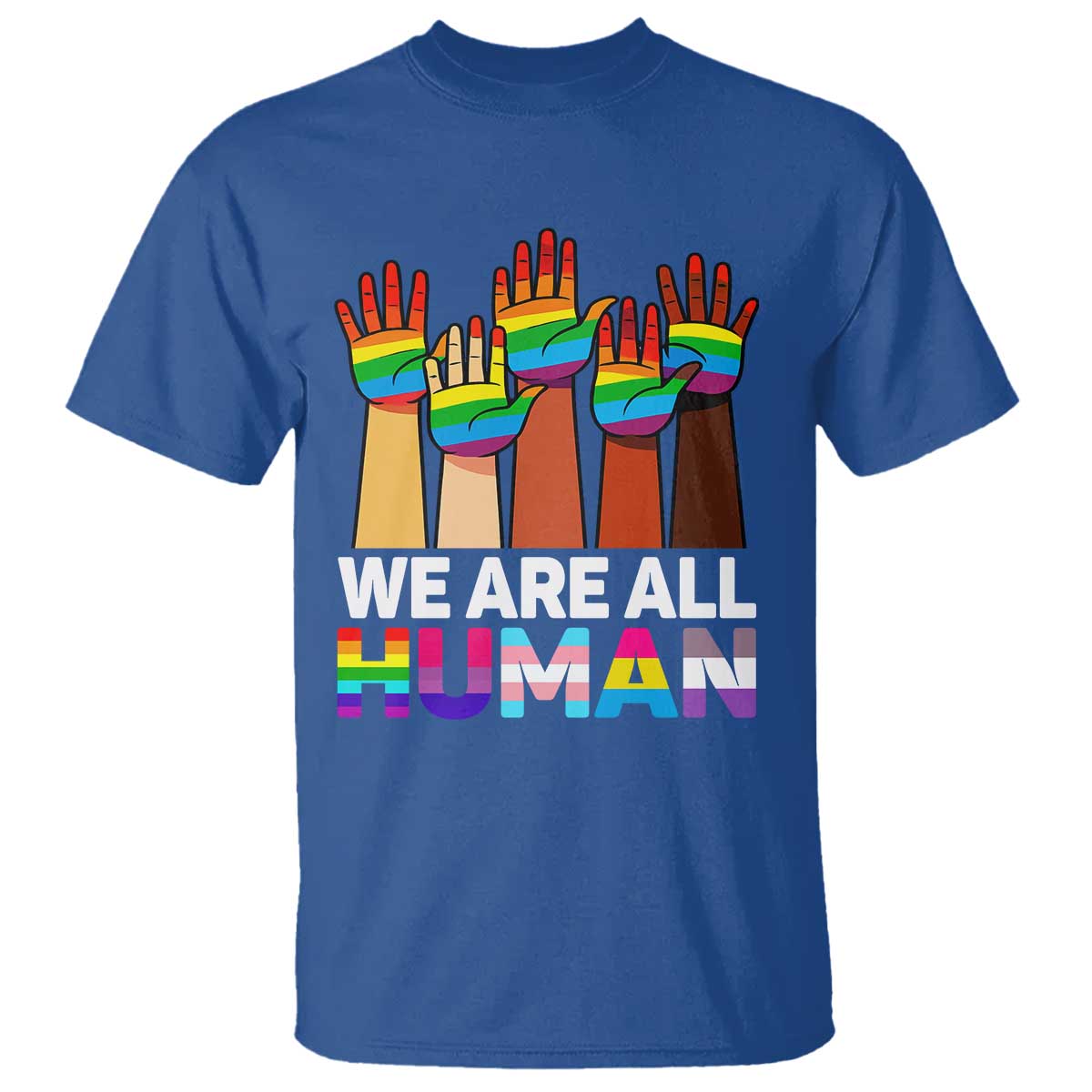 we-are-all-human-rainbow-hands-t-shirt-lgbtq-unity-equality-pride-month