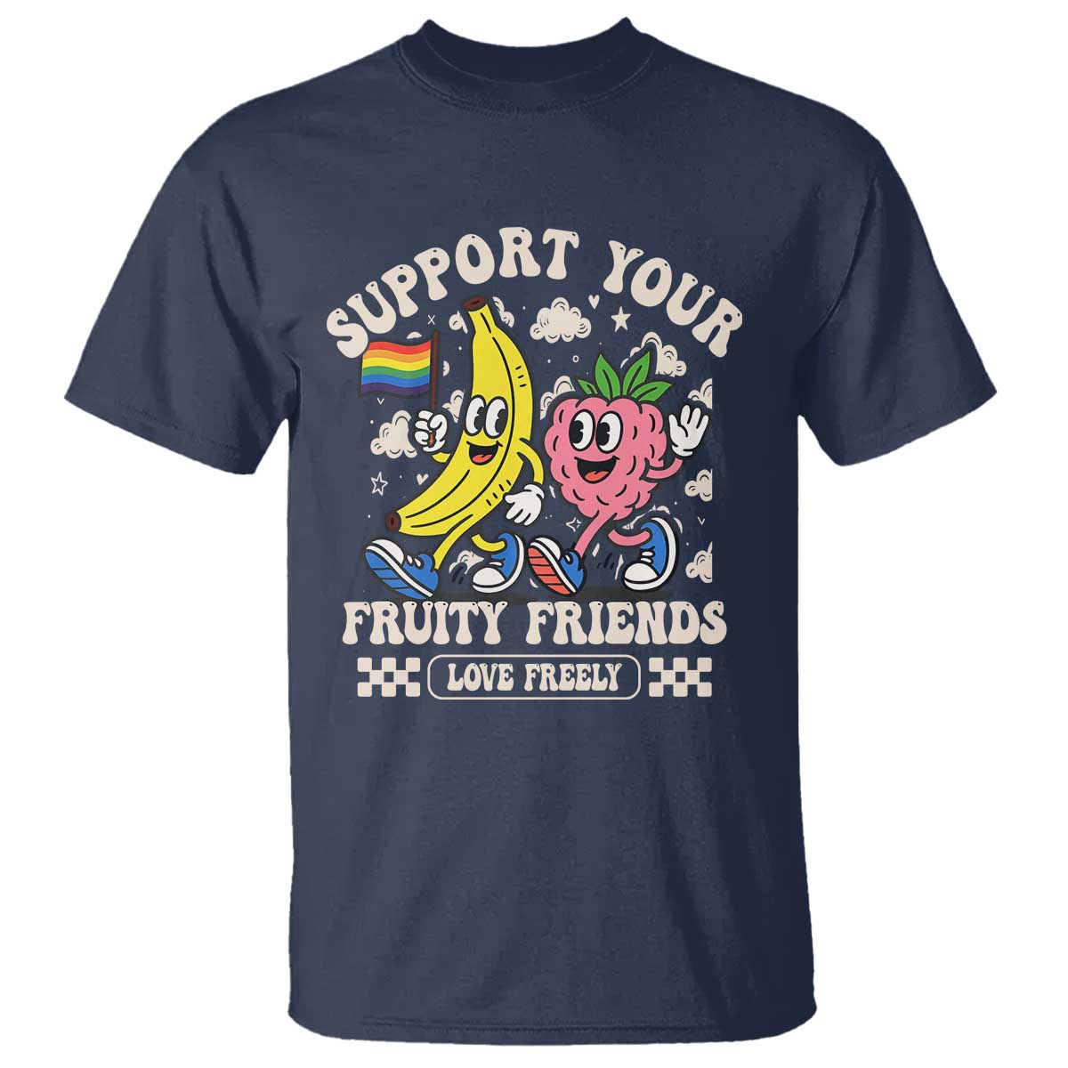 support-your-fruity-friends-t-shirt-retro-cute-banana-and-berry-lgbt-pride-support