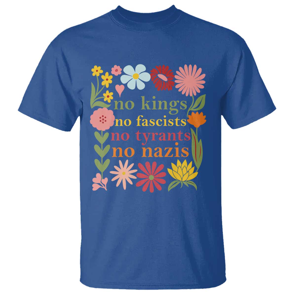 no-kings-no-fascists-no-tyrants-no-nazis-t-shirt-subtle-resist-retro-boho-floral