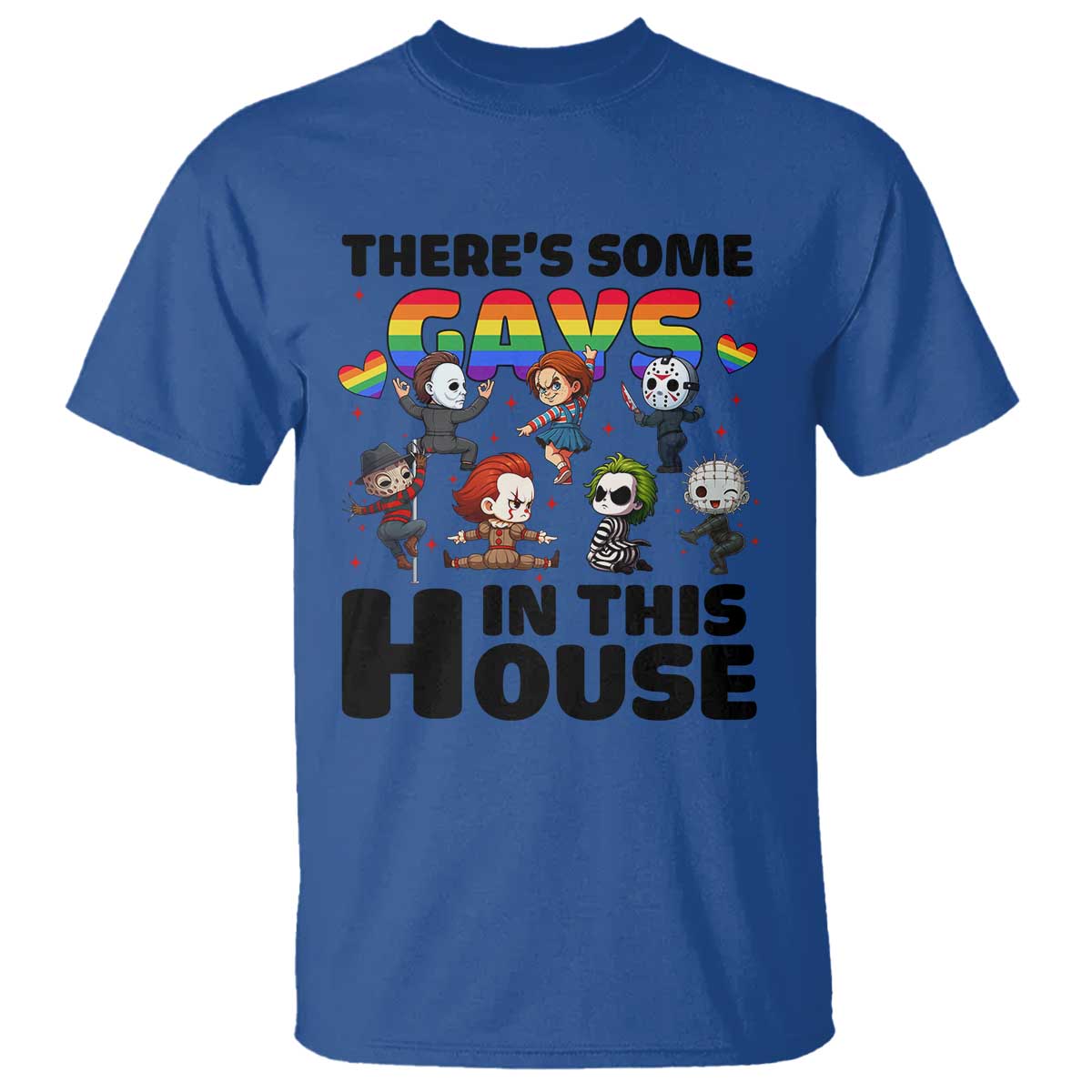 theres-some-gays-in-this-house-t-shirt-funny-lgbtq-horror-character-pride-mashup
