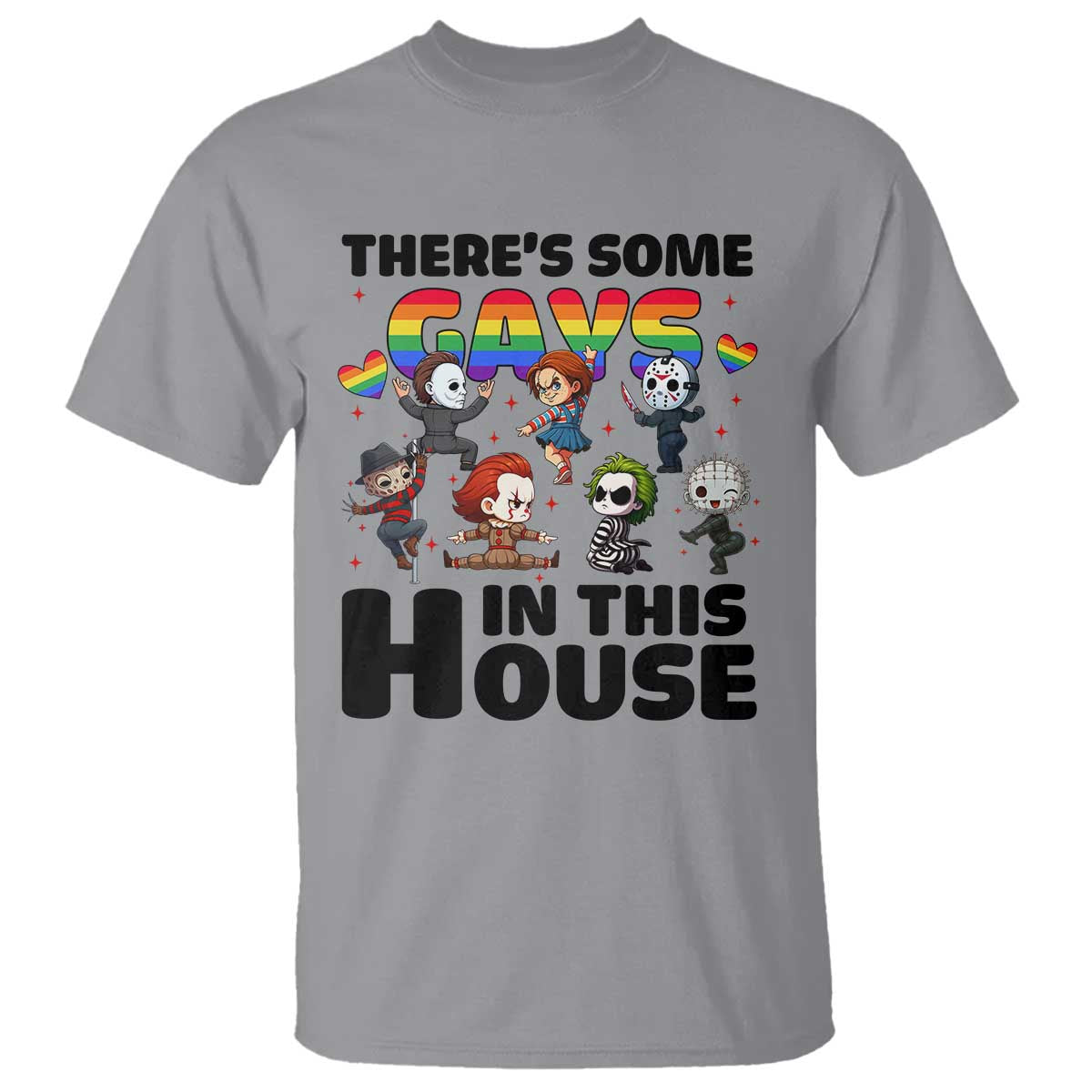 theres-some-gays-in-this-house-t-shirt-funny-lgbtq-horror-character-pride-mashup