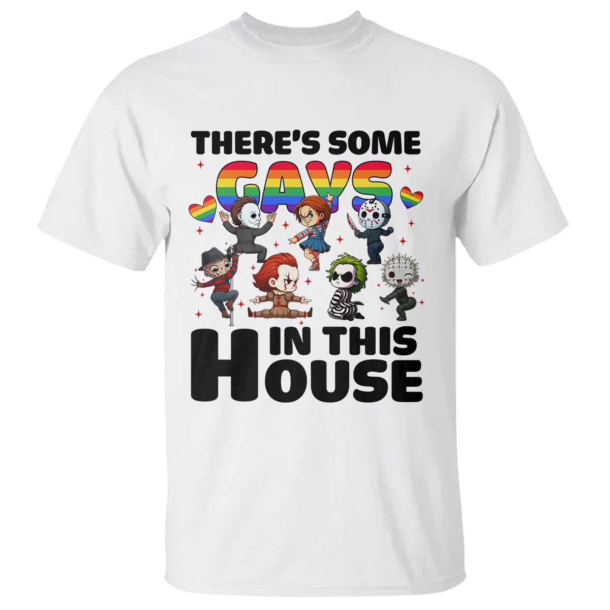 theres-some-gays-in-this-house-t-shirt-funny-lgbtq-horror-character-pride-mashup