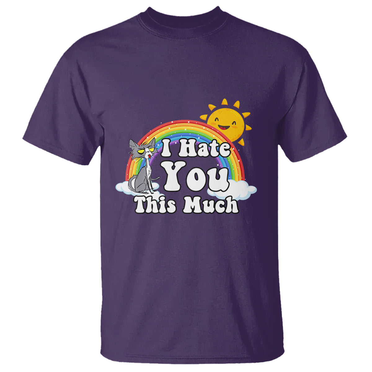 sarcastic-cat-t-shirt-i-hate-you-this-much-rainbow-funny-quotes