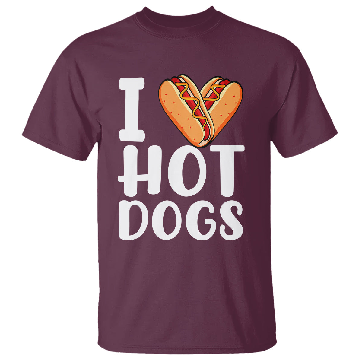 hot-dog-t-shirt-i-heart-hot-dogs-frankfurter-wiener-frank-sausage-bun-hotdog