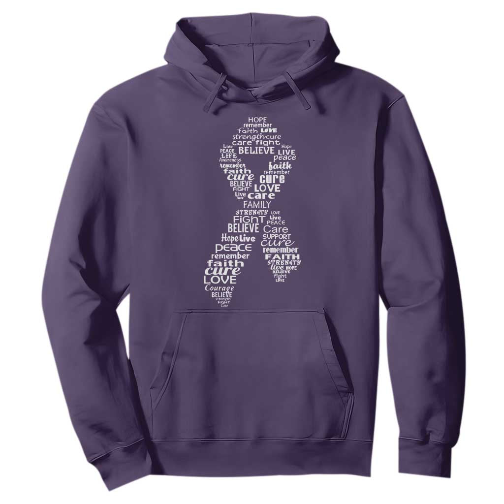Inspirational Breast Cancer Support Hoodie Pink Ribbon Warrior