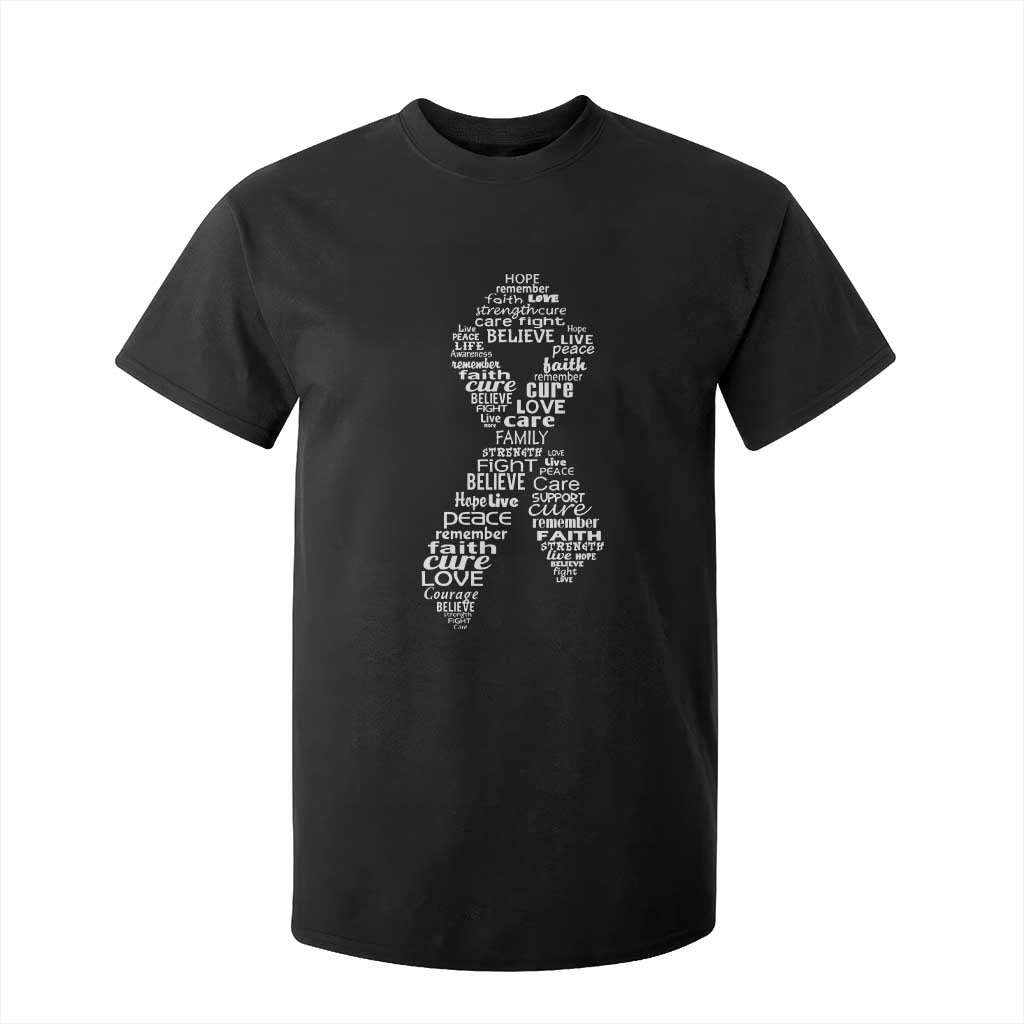 Inspirational Breast Cancer Support T Shirt For Kid Pink Ribbon Warrior