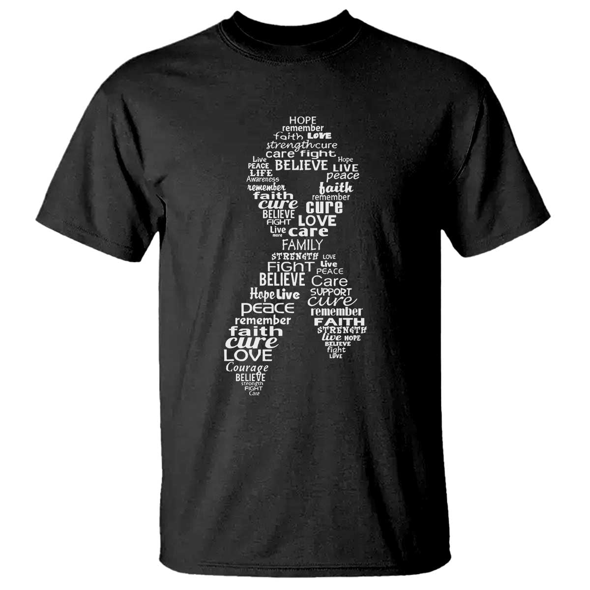 Inspirational Breast Cancer Support T Shirt Pink Ribbon Warrior