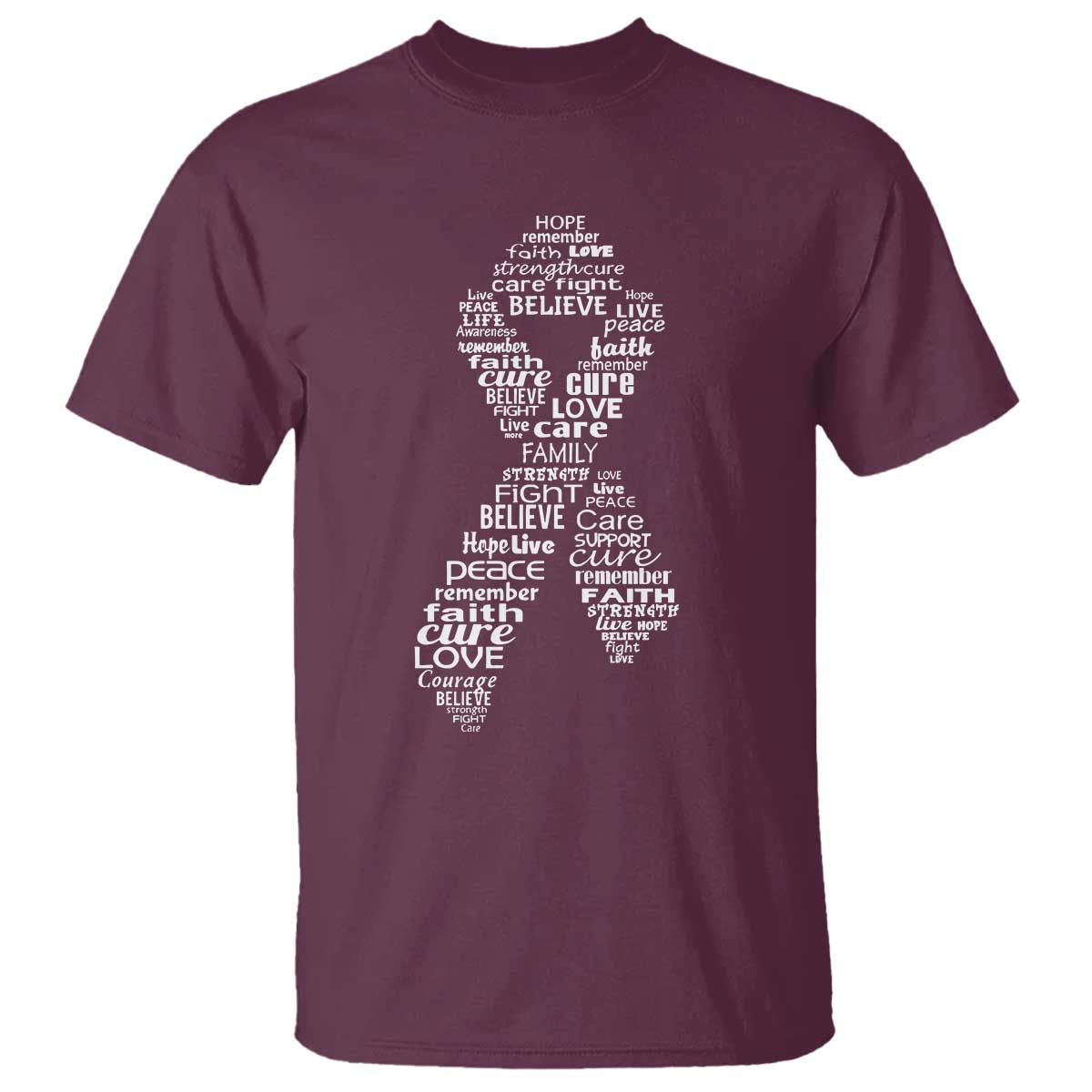Inspirational Breast Cancer Support T Shirt Pink Ribbon Warrior