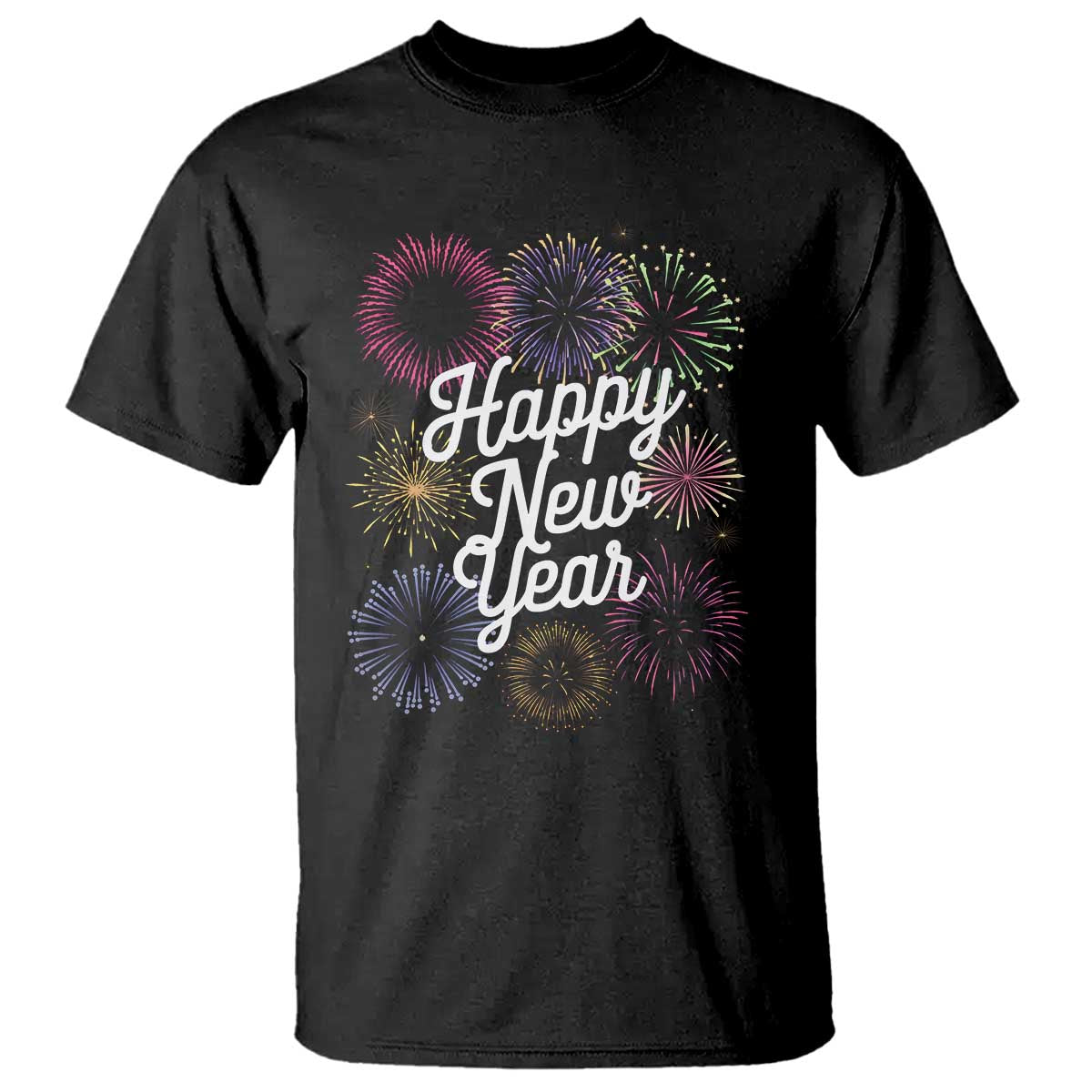 happy-new-year-2025-t-shirt-fireworks-party-supplies-family-matching