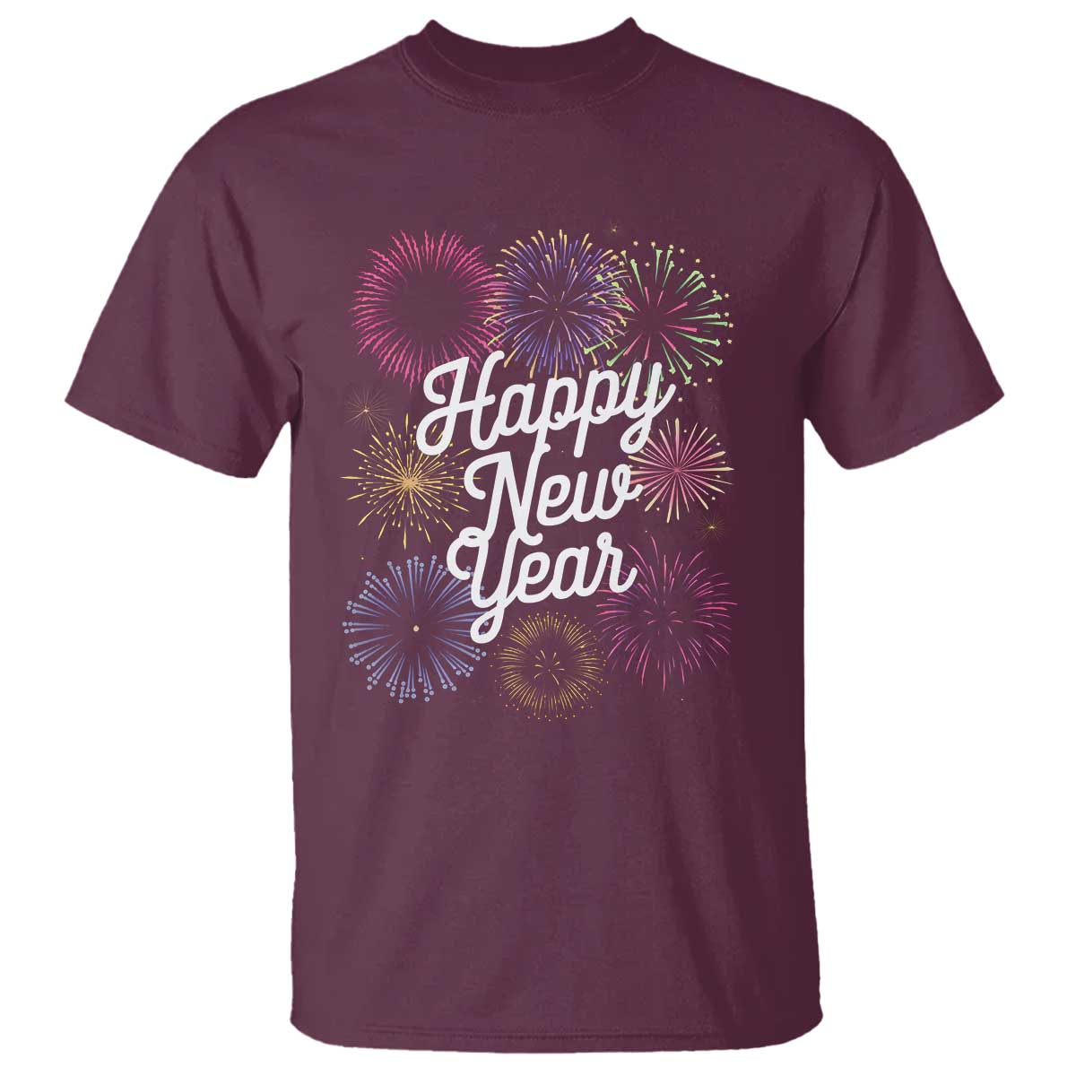 happy-new-year-2025-t-shirt-fireworks-party-supplies-family-matching