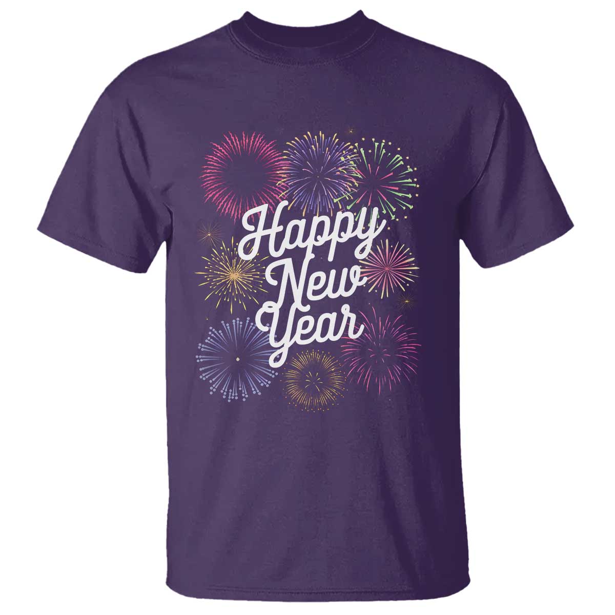 happy-new-year-2025-t-shirt-fireworks-party-supplies-family-matching