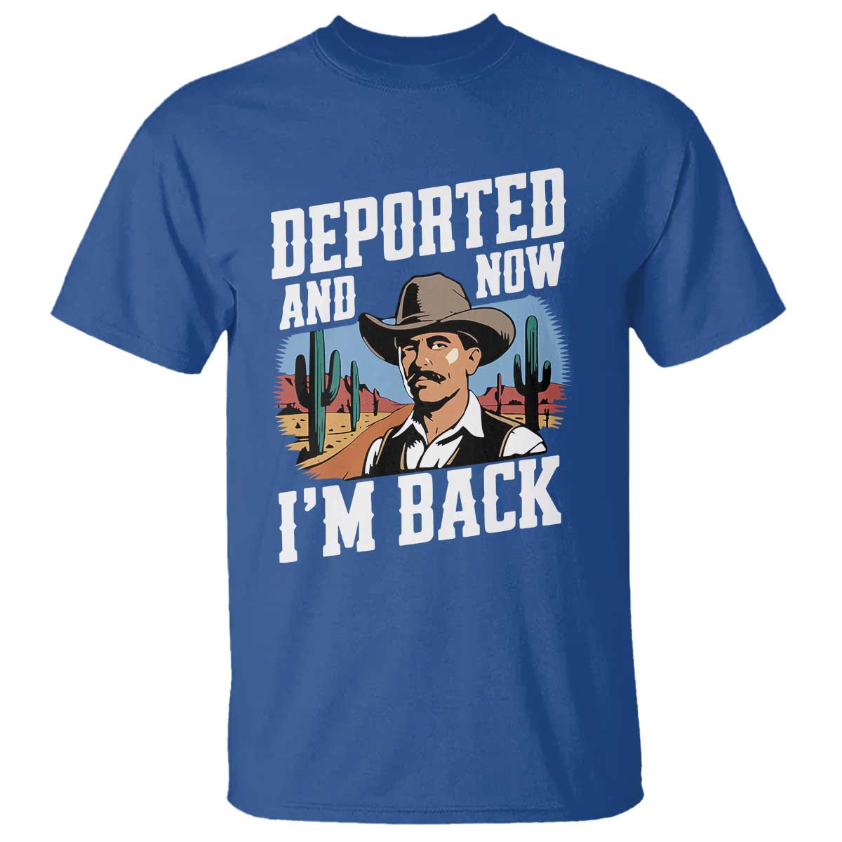 funny-mexican-cowboy-t-shirt-now-im-back-retro-vintage-desert