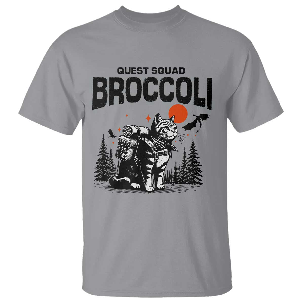 quest-squad-broccoli-cat-t-shirt-funny-hiking-adventure-cute-camping-feline
