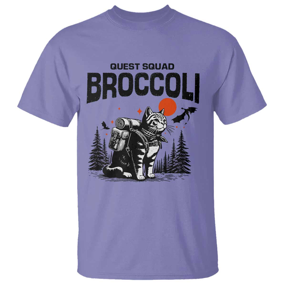 quest-squad-broccoli-cat-t-shirt-funny-hiking-adventure-cute-camping-feline