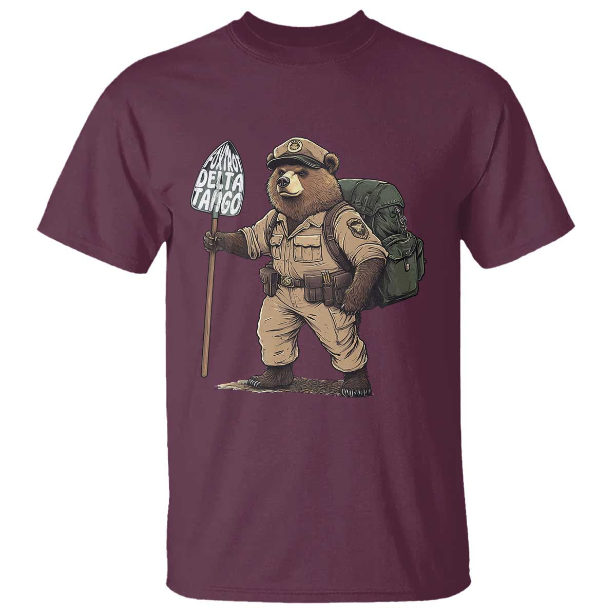 foxtrot-delta-tango-resist-bear-t-shirt