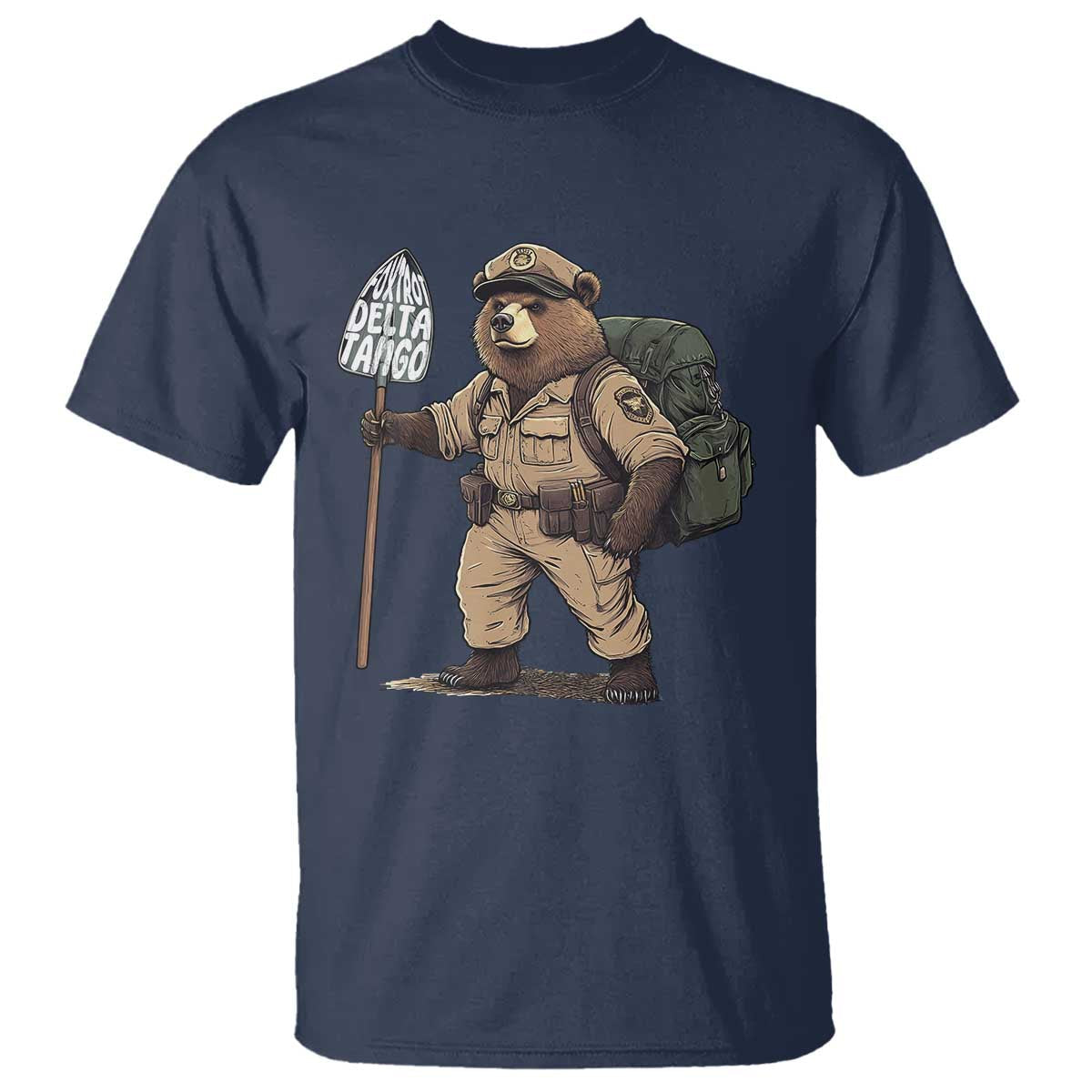 foxtrot-delta-tango-resist-bear-t-shirt