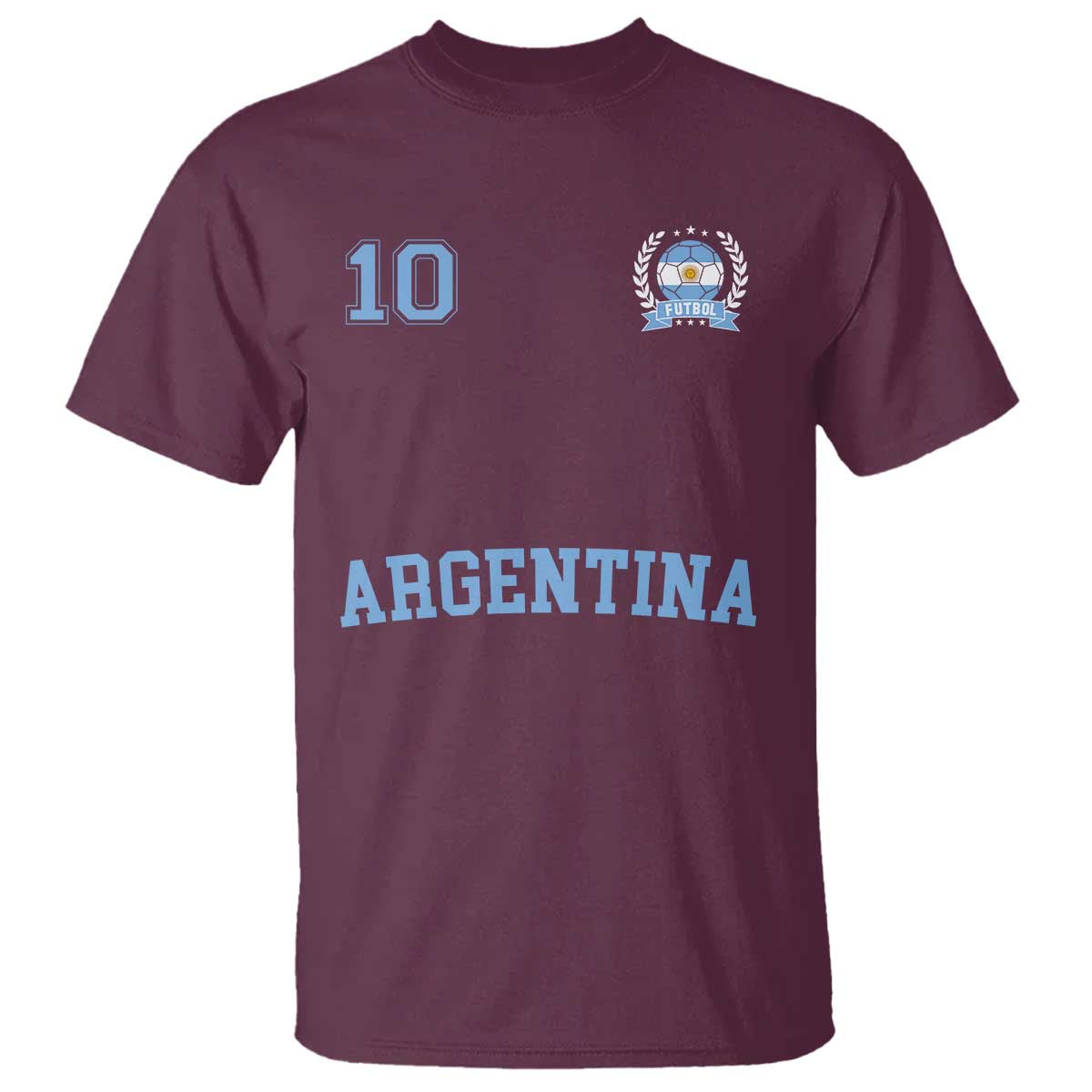 argentina-football-t-shirt-number-ten-argentine-flag-jersey-remera-ftbol-soccer