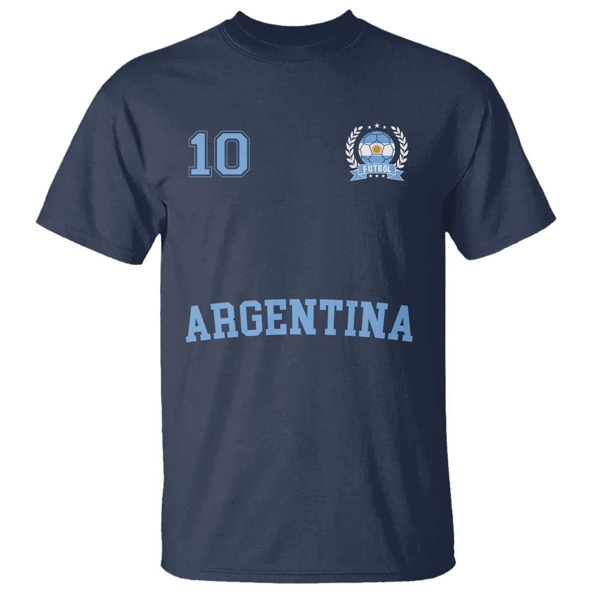 argentina-football-t-shirt-number-ten-argentine-flag-jersey-remera-ftbol-soccer