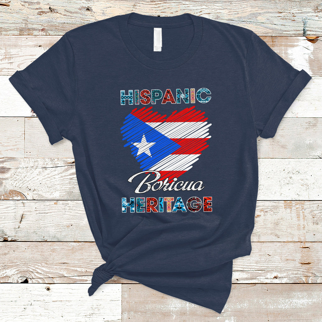puerto-rico-t-shirt-puerto-rican-hispanic-heritage-boricua-puerto-rico-flag