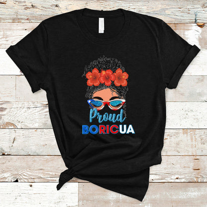 puerto-rico-t-shirt-proud-boricua-puerto-rico-flag-messy-bun-puerto-rican-women