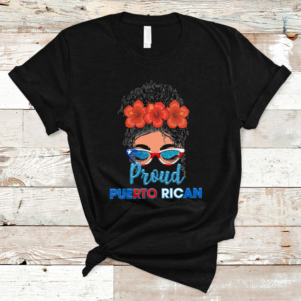 puerto-rico-t-shirt-proud-puerto-rican-women-puerto-rico-flag-messy-bun-boricua