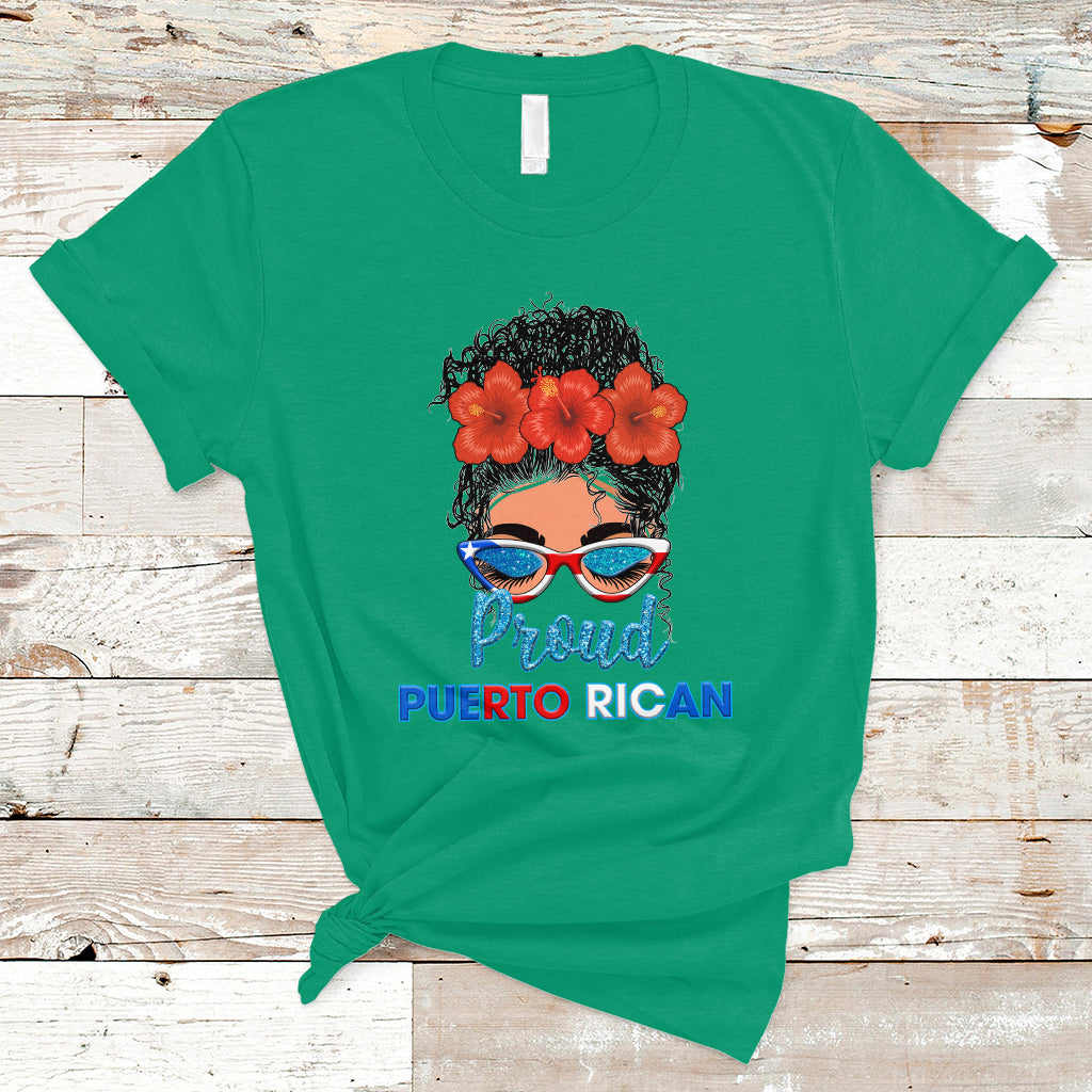 puerto-rico-t-shirt-proud-puerto-rican-women-puerto-rico-flag-messy-bun-boricua