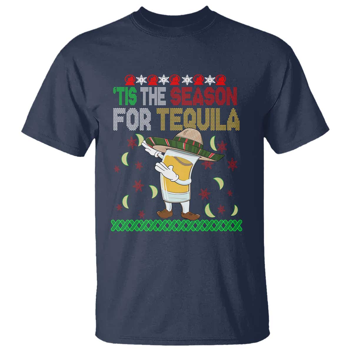 mexican-christmas-t-shirt-tis-the-season-for-tequila-dabbing-alcohol-lover