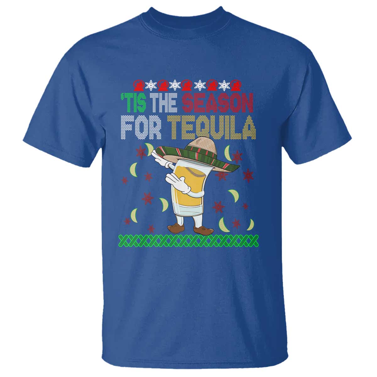 mexican-christmas-t-shirt-tis-the-season-for-tequila-dabbing-alcohol-lover