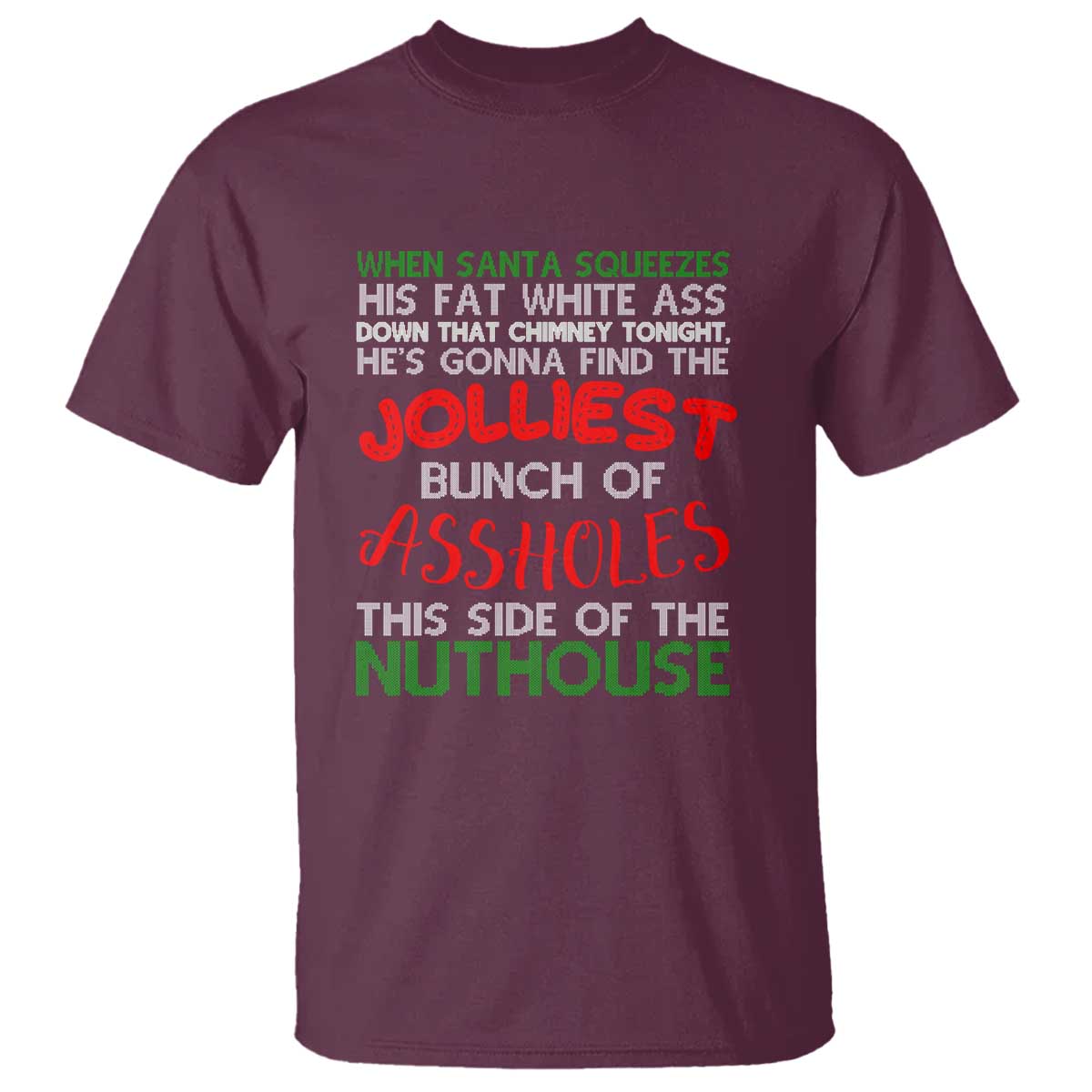 funny-christmas-movie-t-shirt-jolliest-bunch-of-assholes-this-side-of-the-nuthouse-xmas-vacation