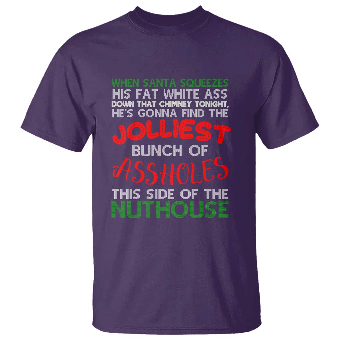 funny-christmas-movie-t-shirt-jolliest-bunch-of-assholes-this-side-of-the-nuthouse-xmas-vacation