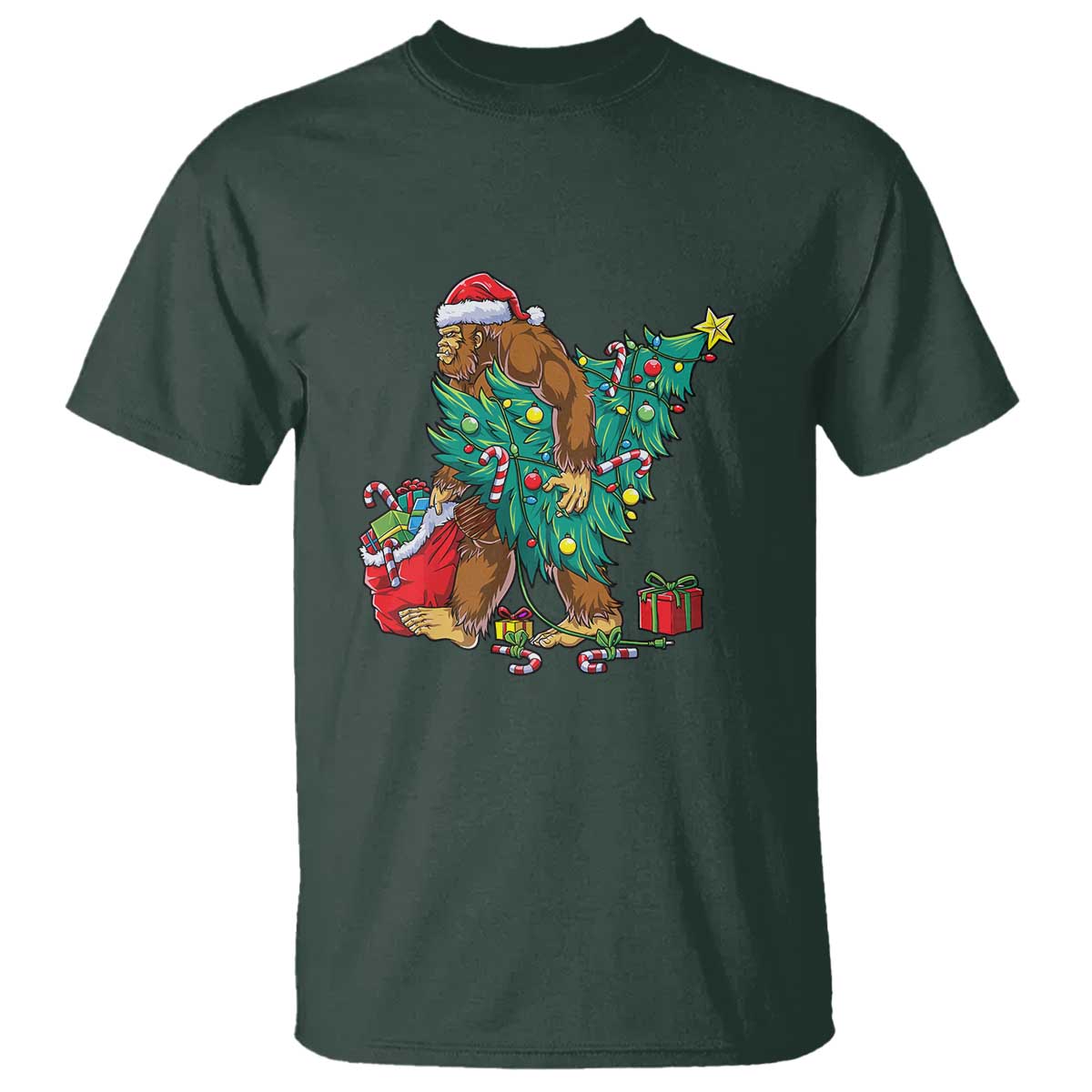 bigfoot-christmas-tree-t-shirt-xmas-lights-sasquatch-lovers