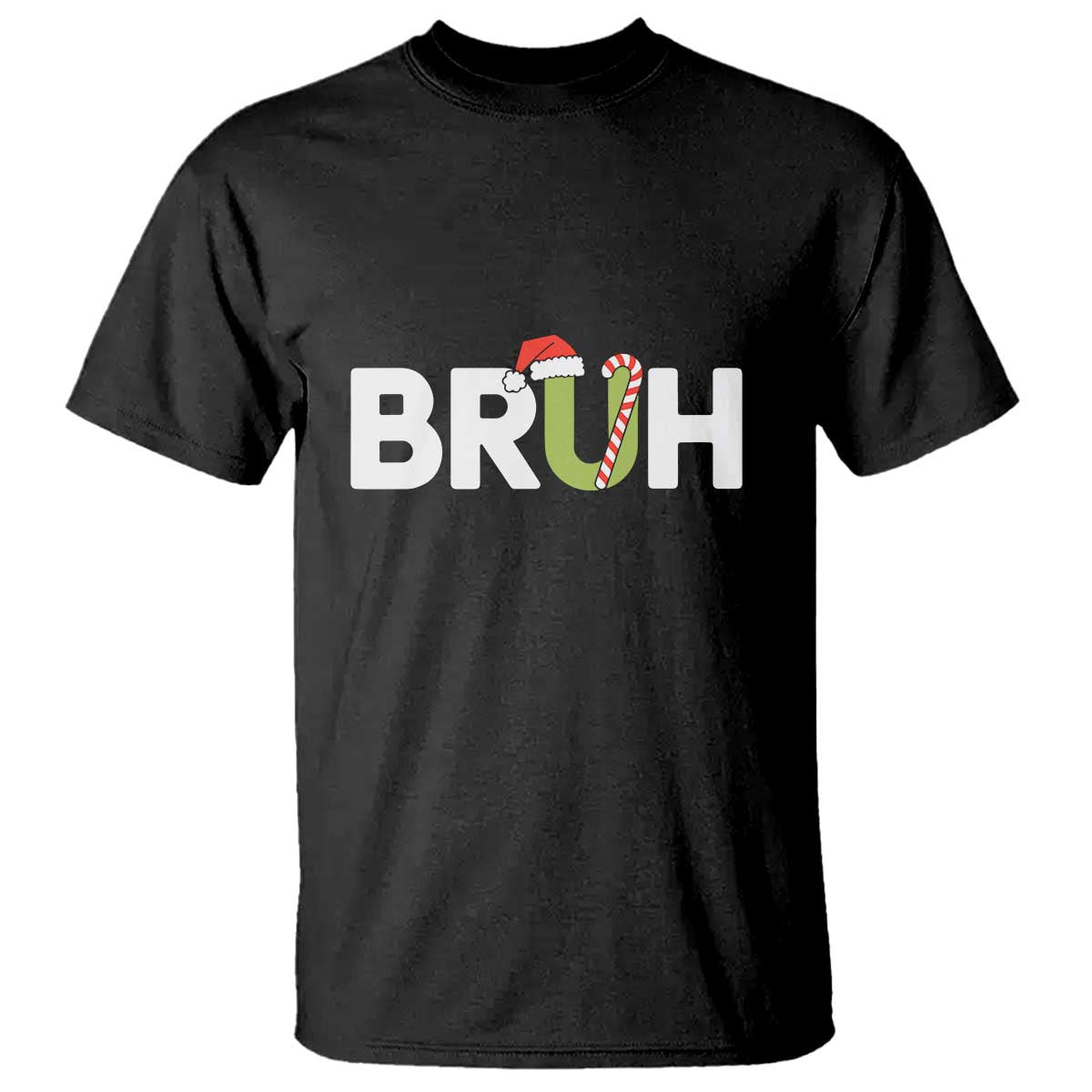 funny-christmas-bruh-t-shirt-candy-cane-santa-hat-festive-xmas-matching