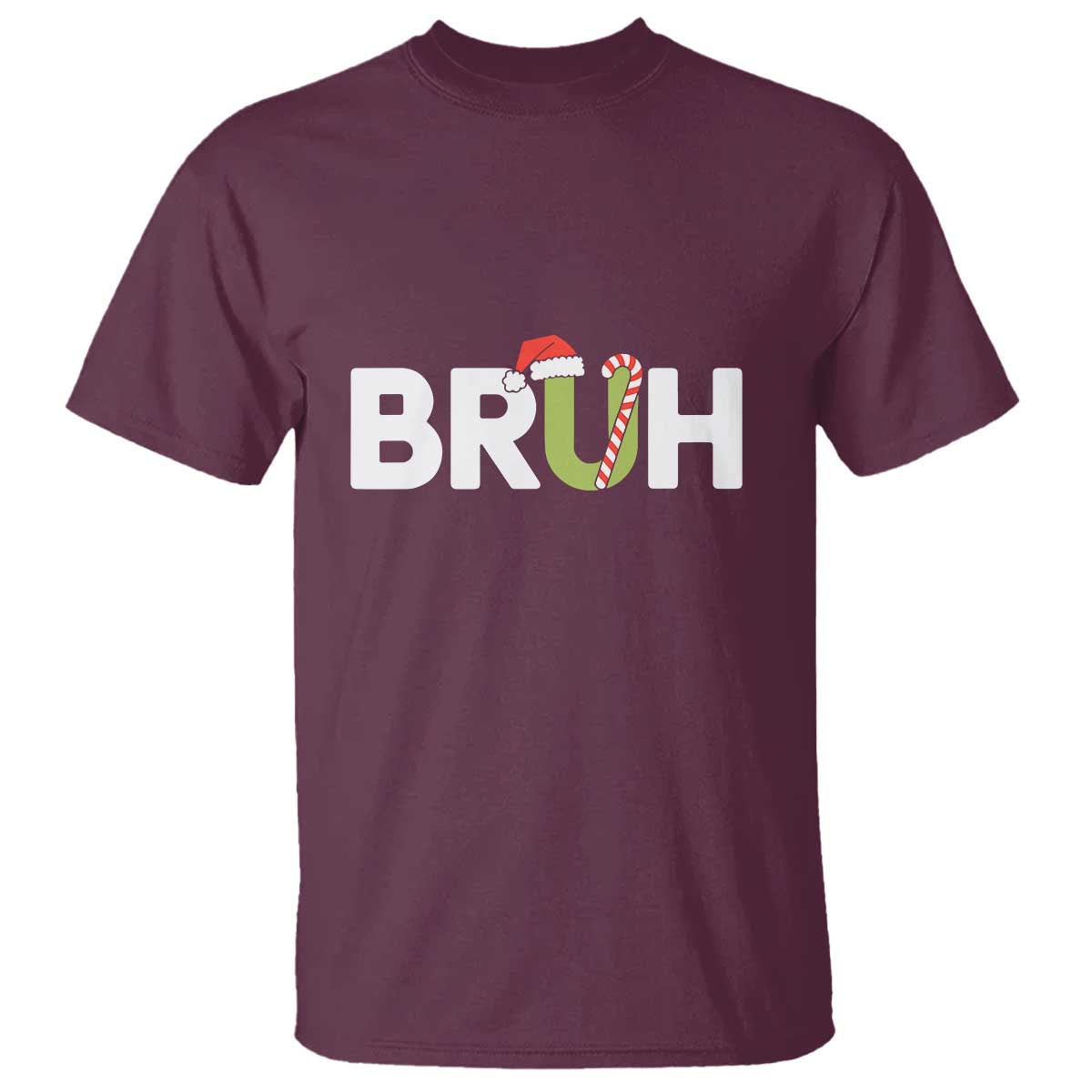 funny-christmas-bruh-t-shirt-candy-cane-santa-hat-festive-xmas-matching