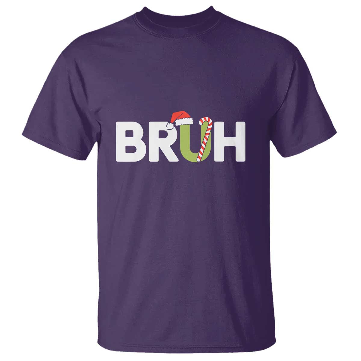 funny-christmas-bruh-t-shirt-candy-cane-santa-hat-festive-xmas-matching