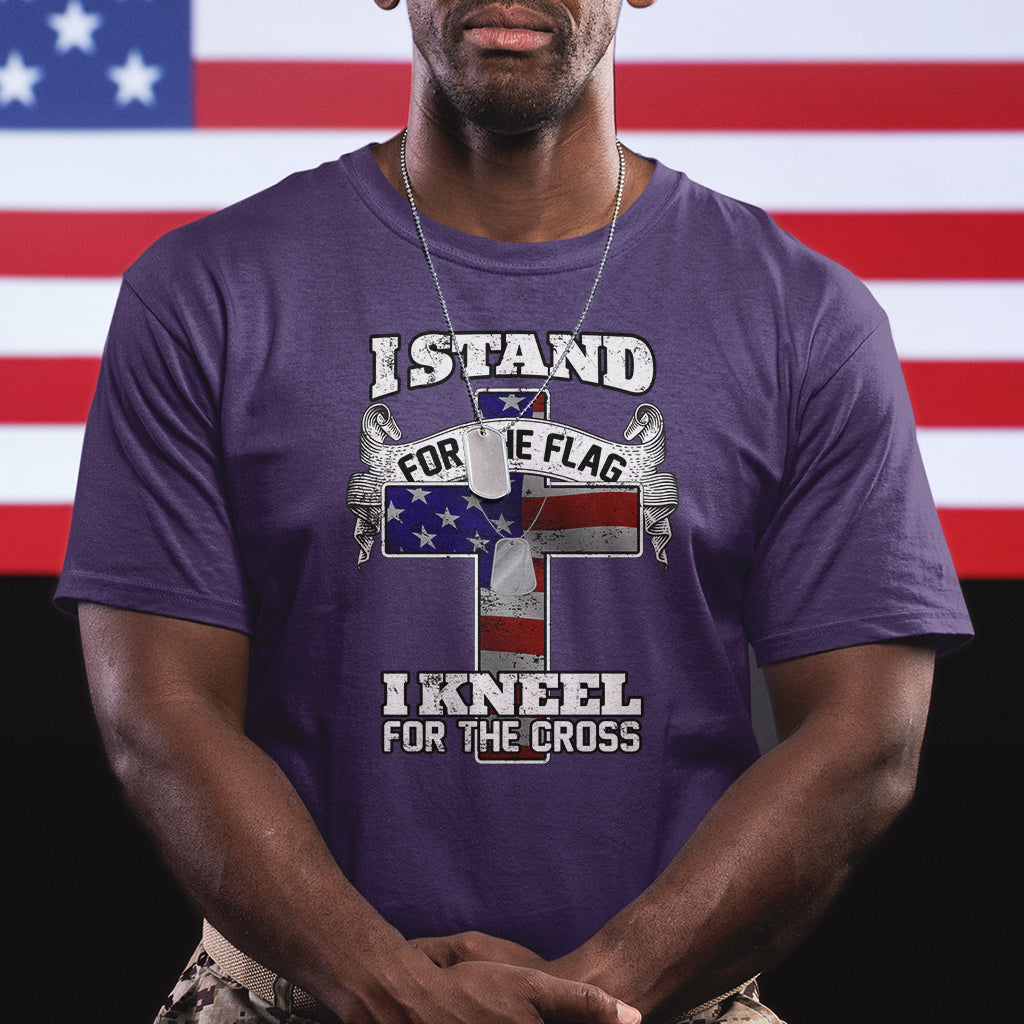 i-stand-for-the-flag-i-kneel-for-the-cross-god-christian-t-shirt