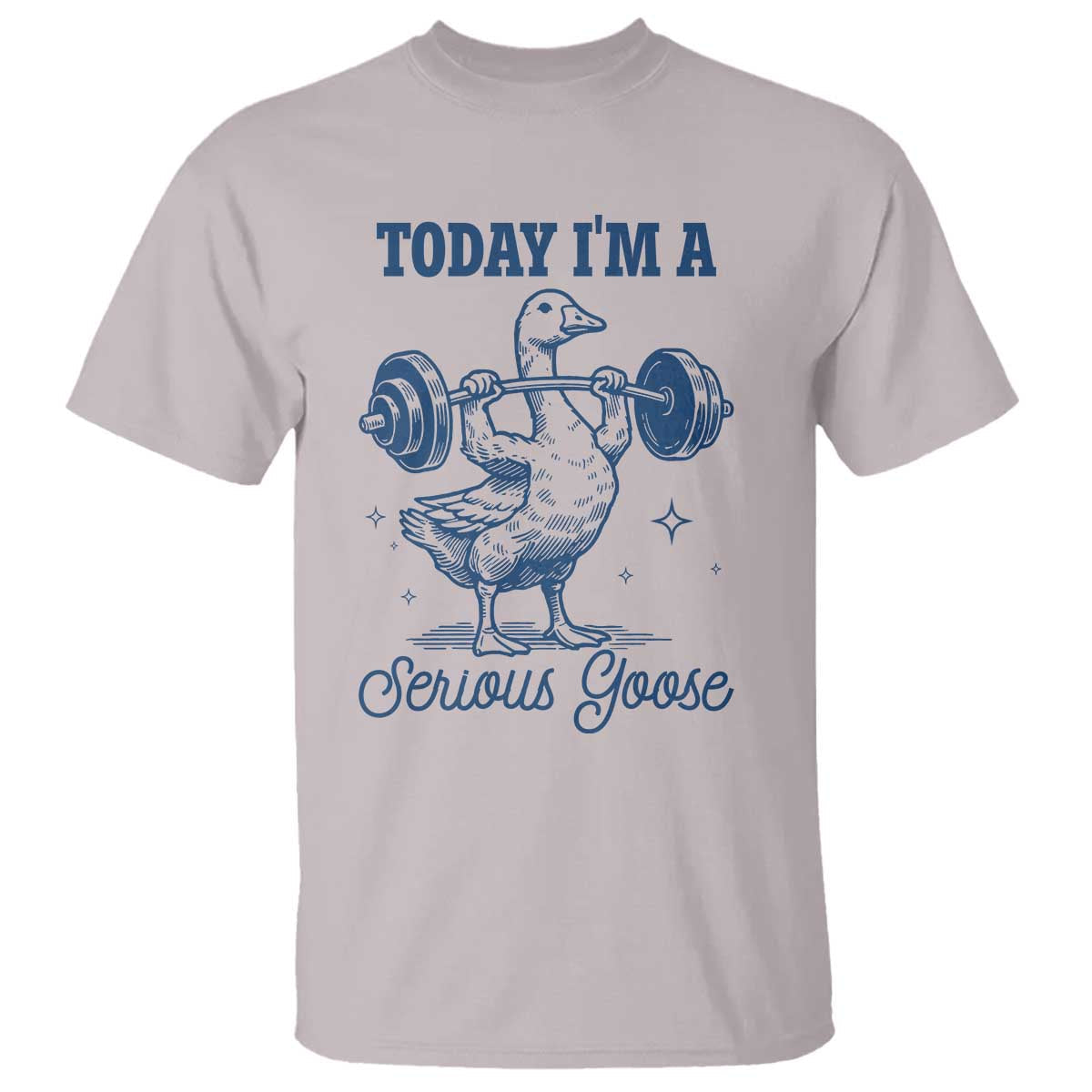 funny-workout-silly-goose-t-shirt-today-im-a-serious-goose-lifting-weights-gym