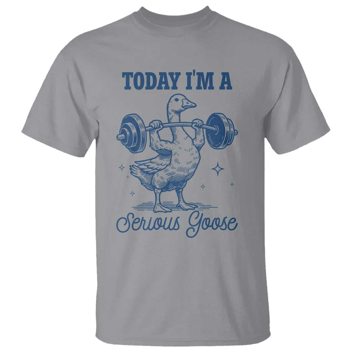 funny-workout-silly-goose-t-shirt-today-im-a-serious-goose-lifting-weights-gym