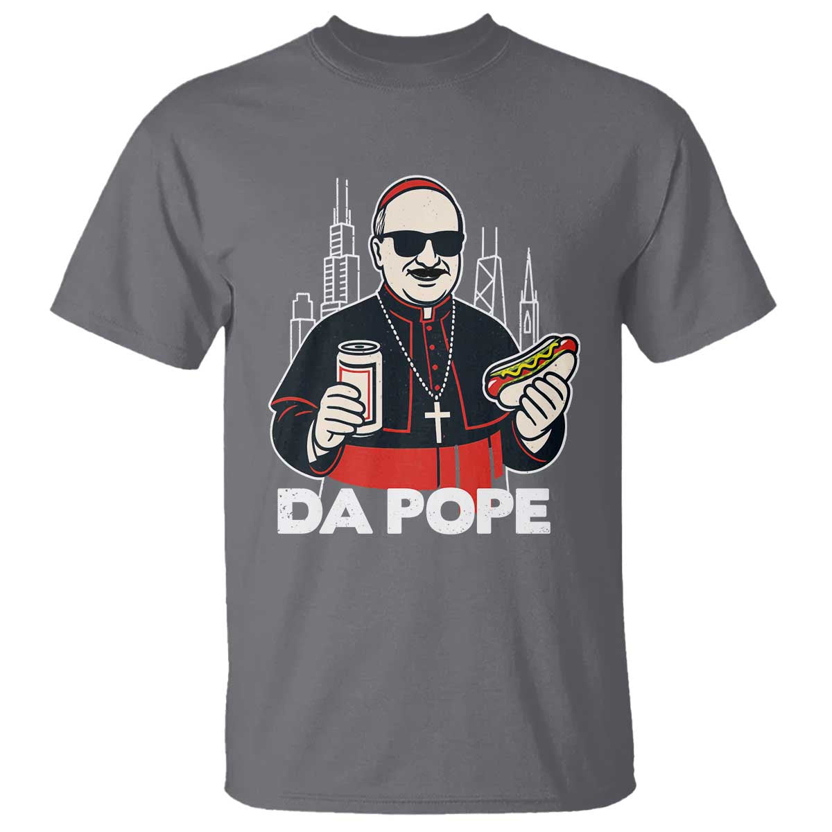 funny-da-pope-chicago-hot-dog-t-shirt-267th-pope-leo-xiv