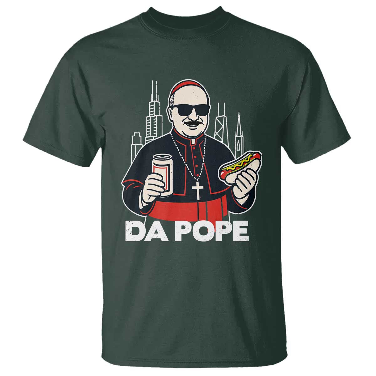 funny-da-pope-chicago-hot-dog-t-shirt-267th-pope-leo-xiv