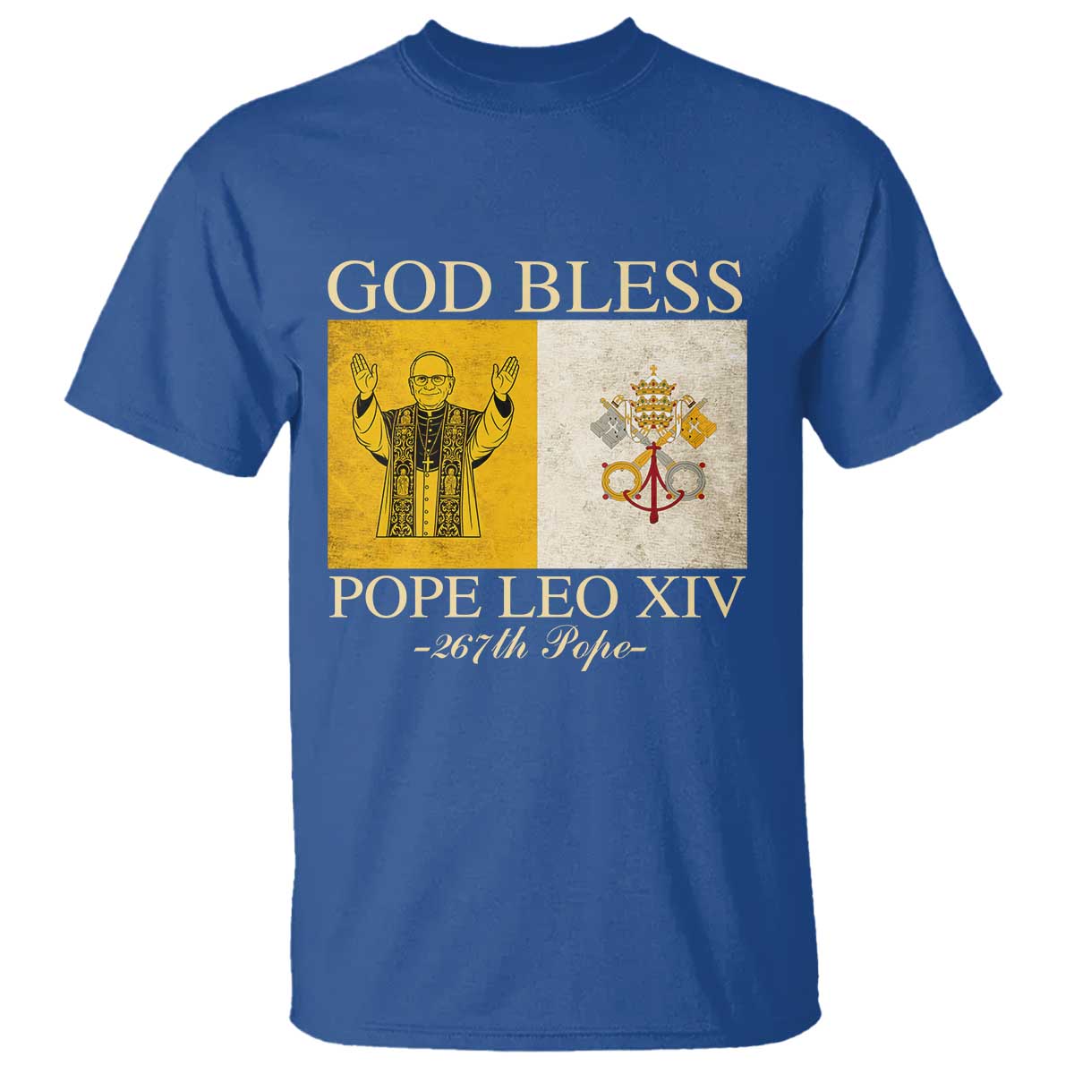 god-bless-pope-leo-xiv-t-shirt-267th-pope-vatican-flag