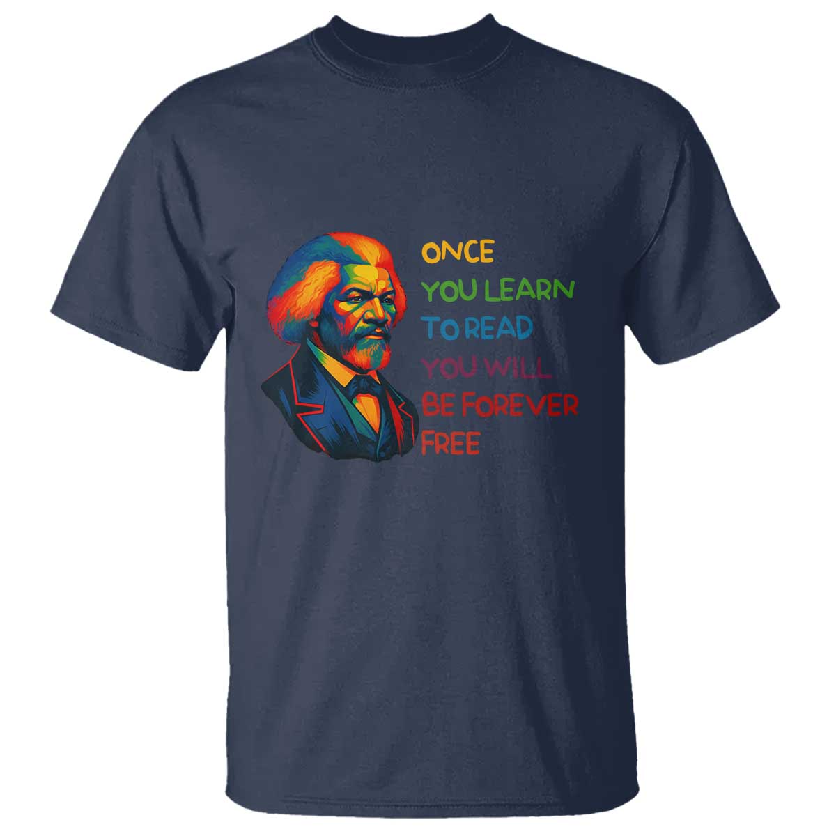 frederick-douglass-inspirational-t-shirt-learn-to-read-be-forever-free-black-leader