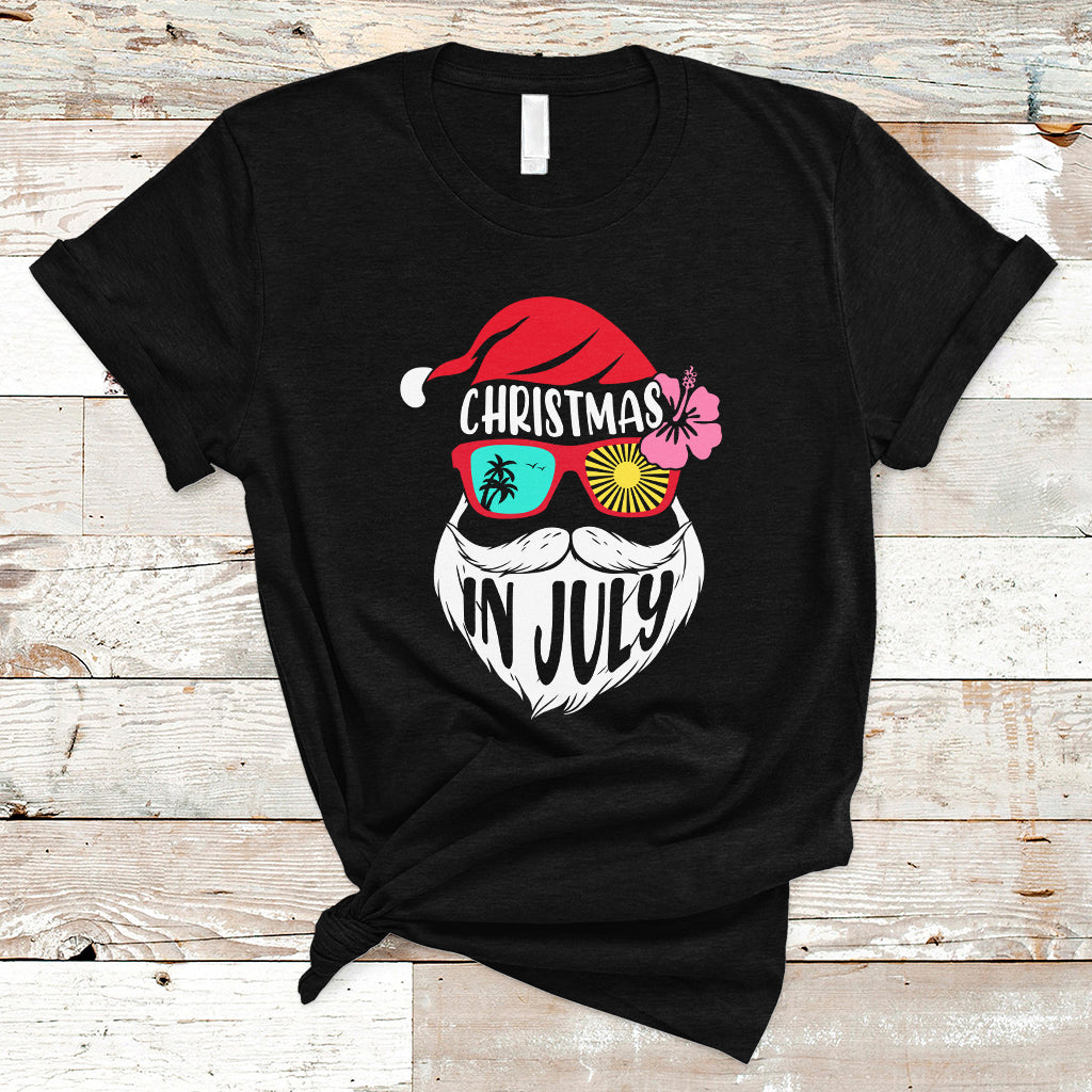 christmas-in-july-t-shirt-funny-santa-christmas-in-july-beach-summer-vacation