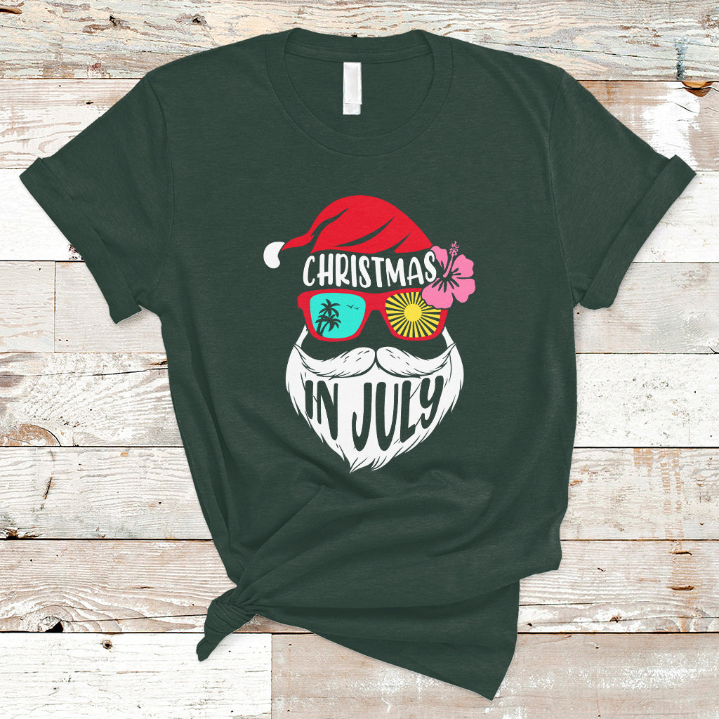 christmas-in-july-t-shirt-funny-santa-christmas-in-july-beach-summer-vacation