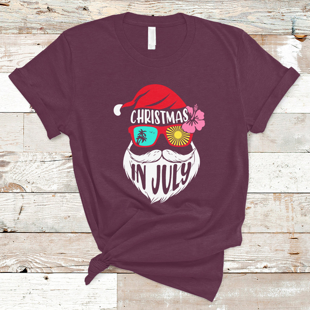 christmas-in-july-t-shirt-funny-santa-christmas-in-july-beach-summer-vacation