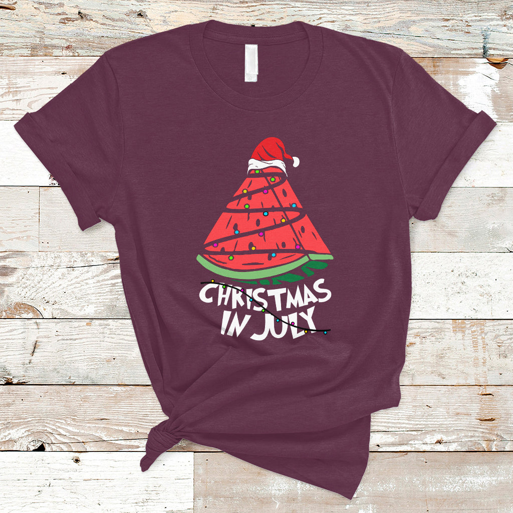 christmas-in-july-t-shirt-christmas-in-july-watermelon-xmas-tree-summer-beach-vacation